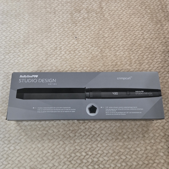 BaByliss Pro Studio Design Series 1.25 Inch Crimpcurl Curling Iron.ĺ - Picture 2 of 4